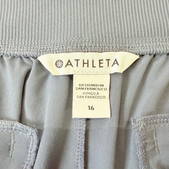 Athleta Women's Brooklyn Mid Rise Lightweight Active Ankle Pants Size 16 Gray - Picture 5 of 12